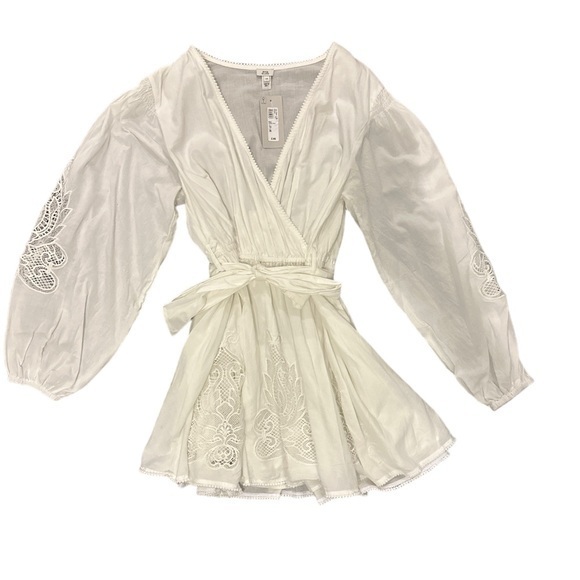 River Island Dresses & Skirts - River Island White Long Sleeve Dress